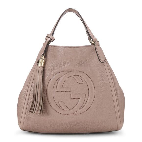 Gucci Handbags - Gucci Pink Leather Soho Convertible Shoulder Bag Small (Authentic Pre-Loved)